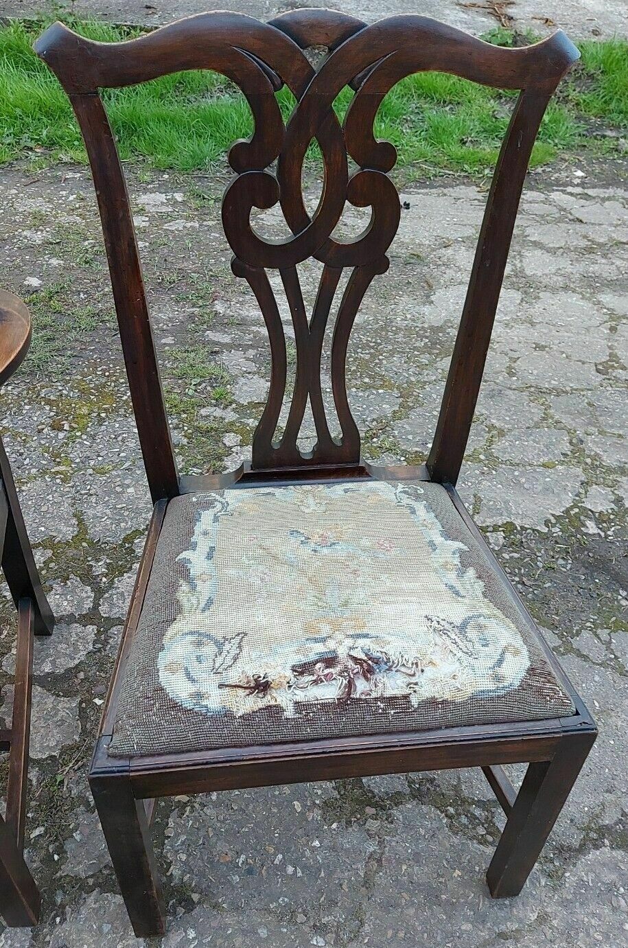 photo buy Pair Of Antique His & Hers Chairs, One Being A Carver