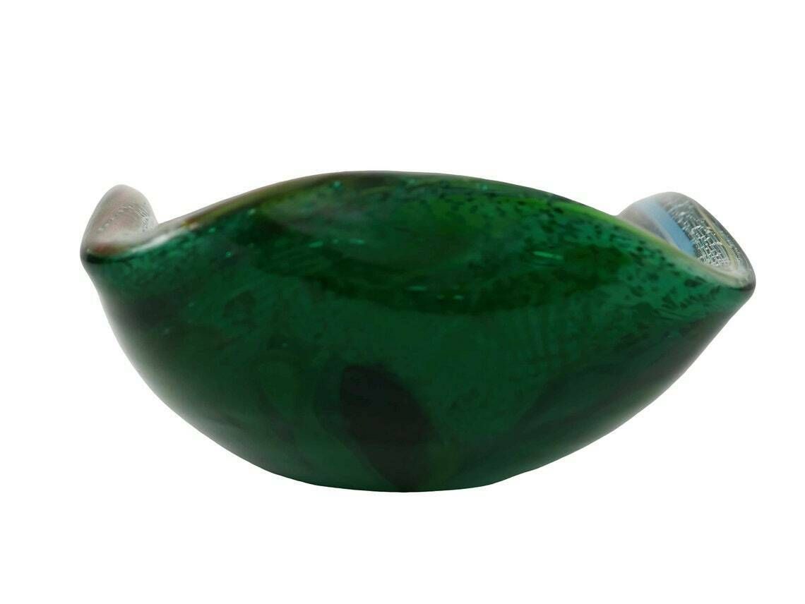 Murano 'Tutti Frutti' Italian Art Glass Dish Multi Coloured And Green, 1960’s photo buy