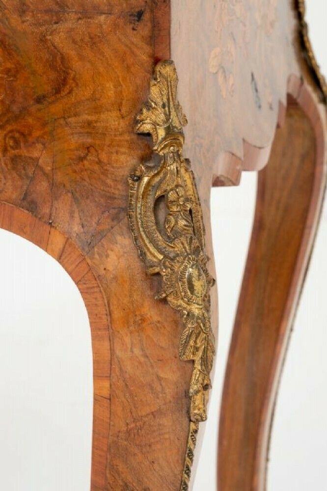 Antique French Desk   Walnut Bonheur De Jour 1860 photo Furniture