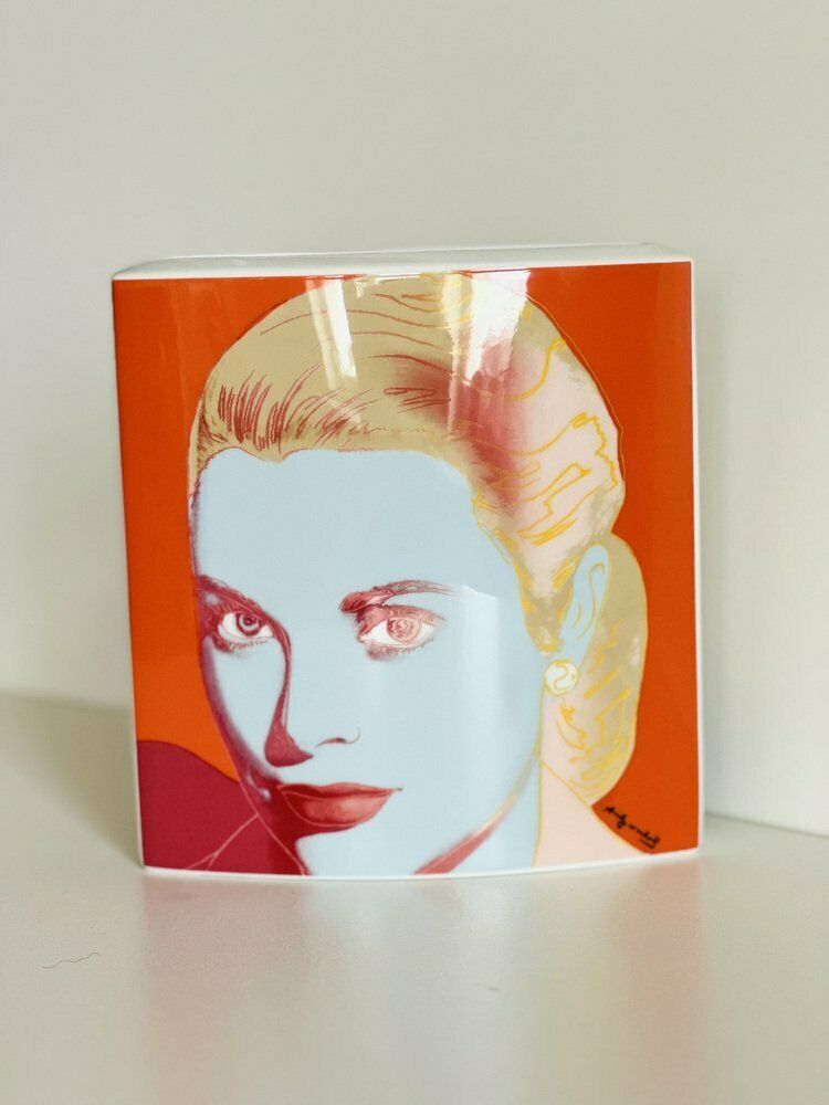 Vase Grace Kelly By Andy Warhol For Rosenthal, 1990s photo for sale