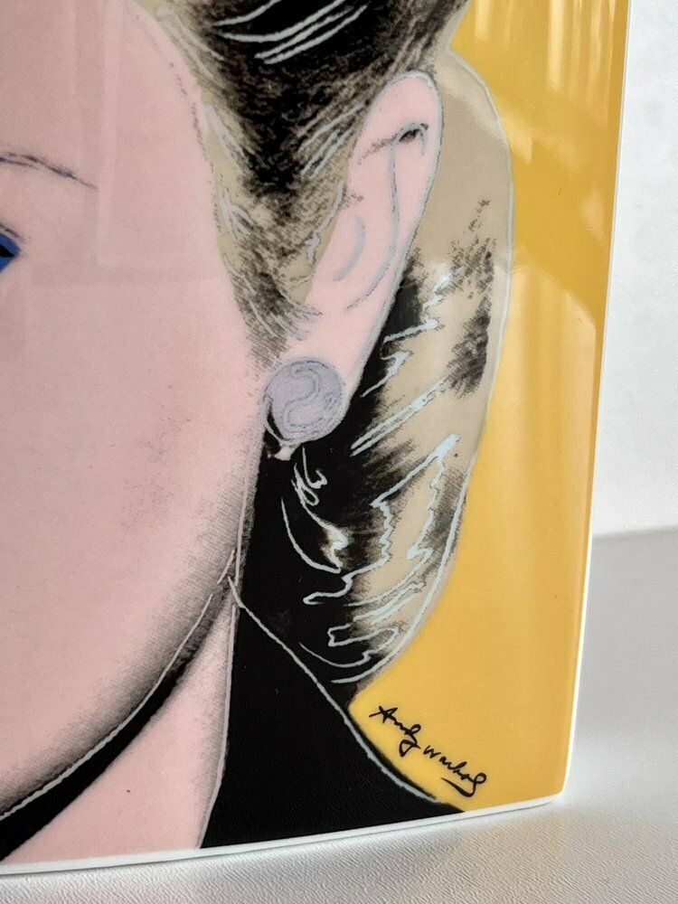 Vaas Grace Kelly By Andy Warhol Voor Rosenthal, Jaren 1990 photo vintage