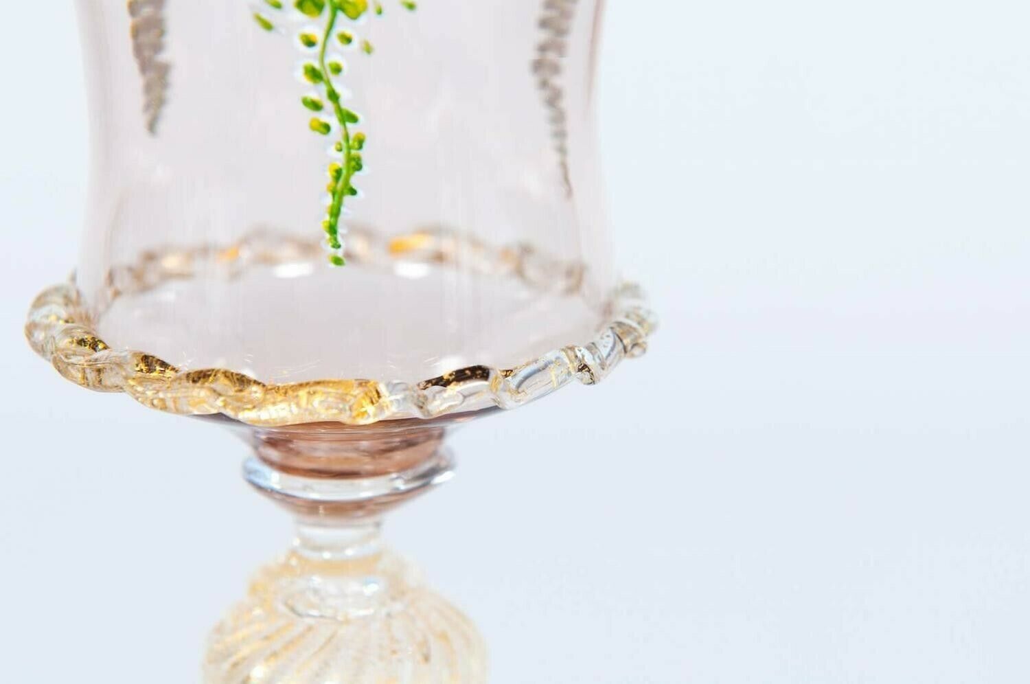 Italian Handblown Goblet In Murano Glass, Circa 1970 photo 702.0
