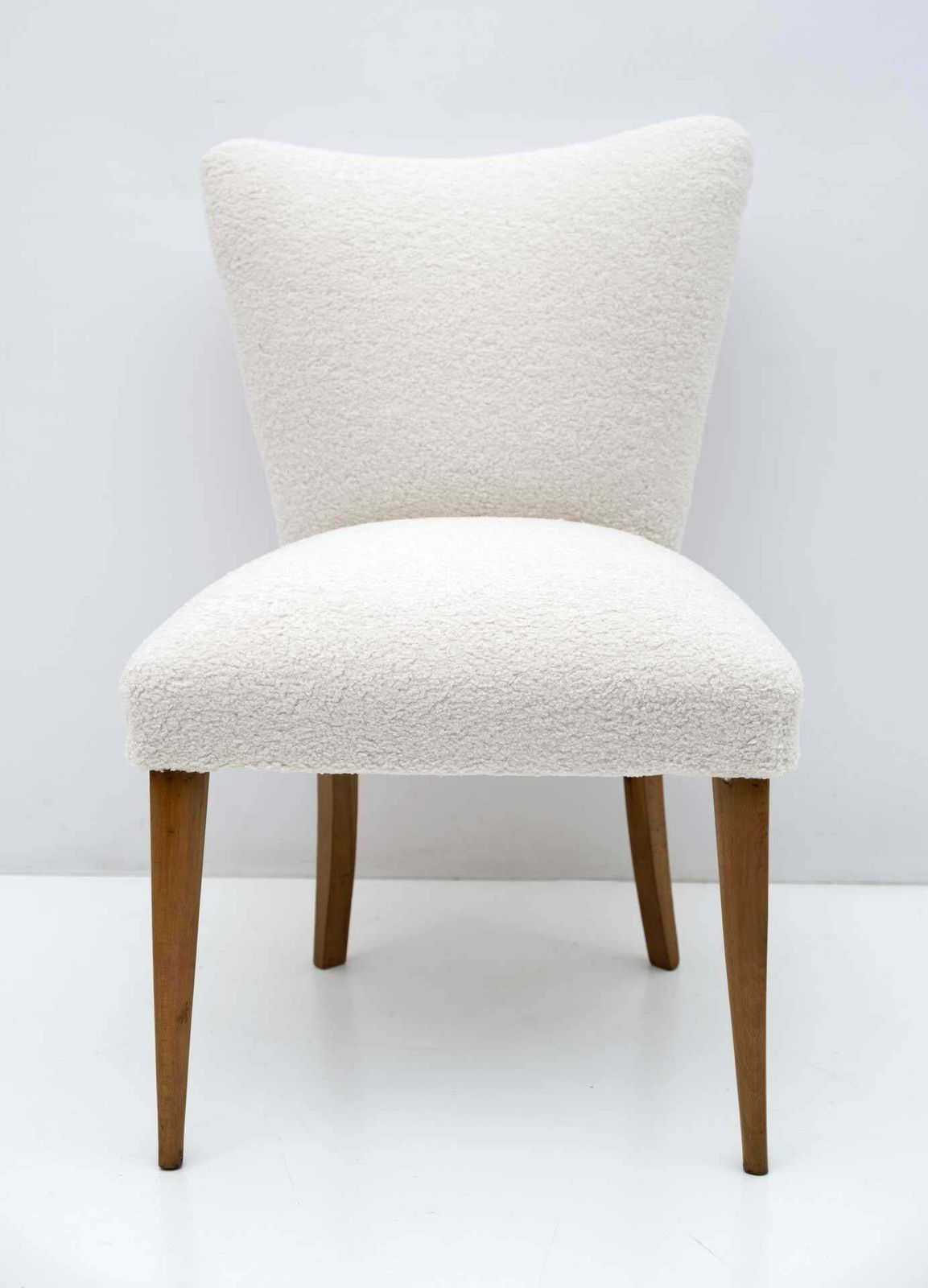 Mid Century Modern Italian Boucle Small Armchair, 1950s photo 1173.0
