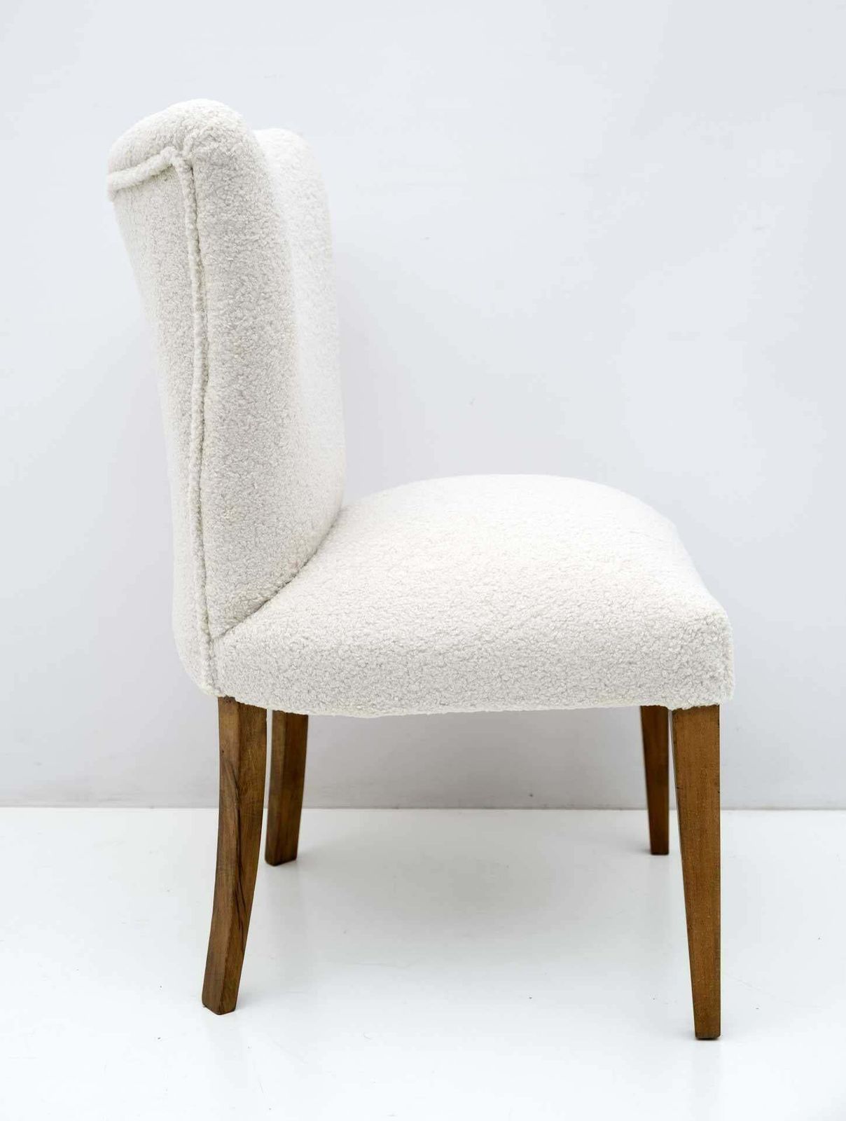 Mid Century Modern Italian Boucle Small Armchair, 1950s photo 1173.0