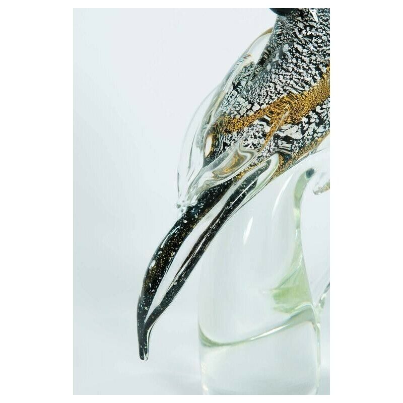 Italian Venetian Parrot Sculpture In Blown Murano Glass, By Alberto Donà, 1980s photo 2203.0