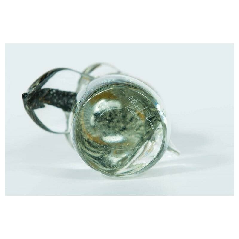 Italian Venetian Parrot Sculpture In Blown Murano Glass, By Alberto Donà, 1980s photo buy