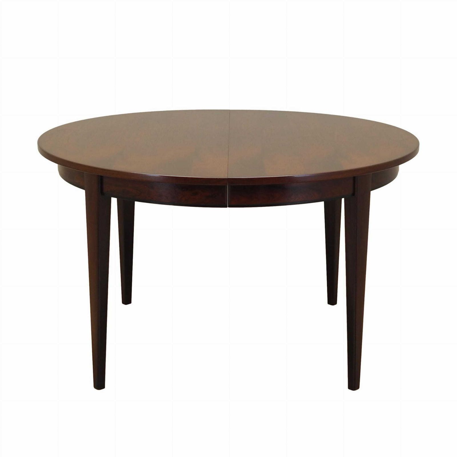 Round Vintage Table, Danish Design, 1970s, Manufacturer: Omann Jun