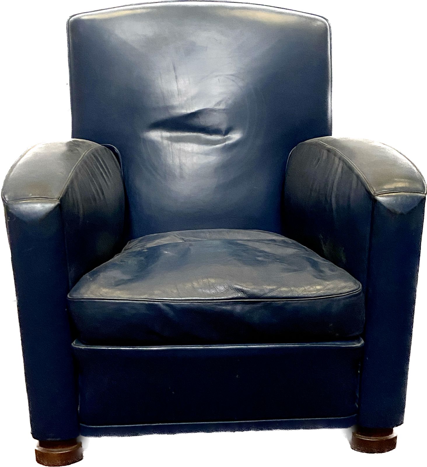 Art Deco Style Leather Armchair photo 961.4488125