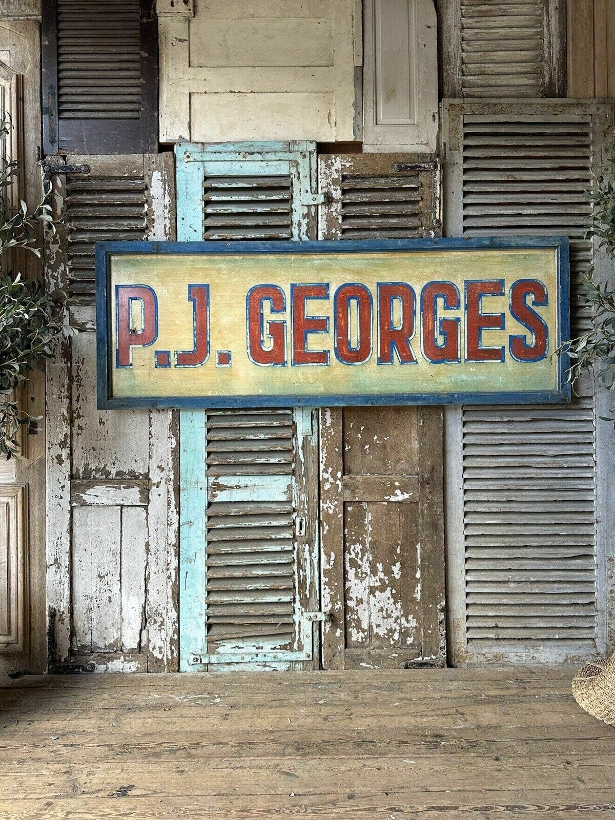 Vintage French Handpainted Sign photo buy
