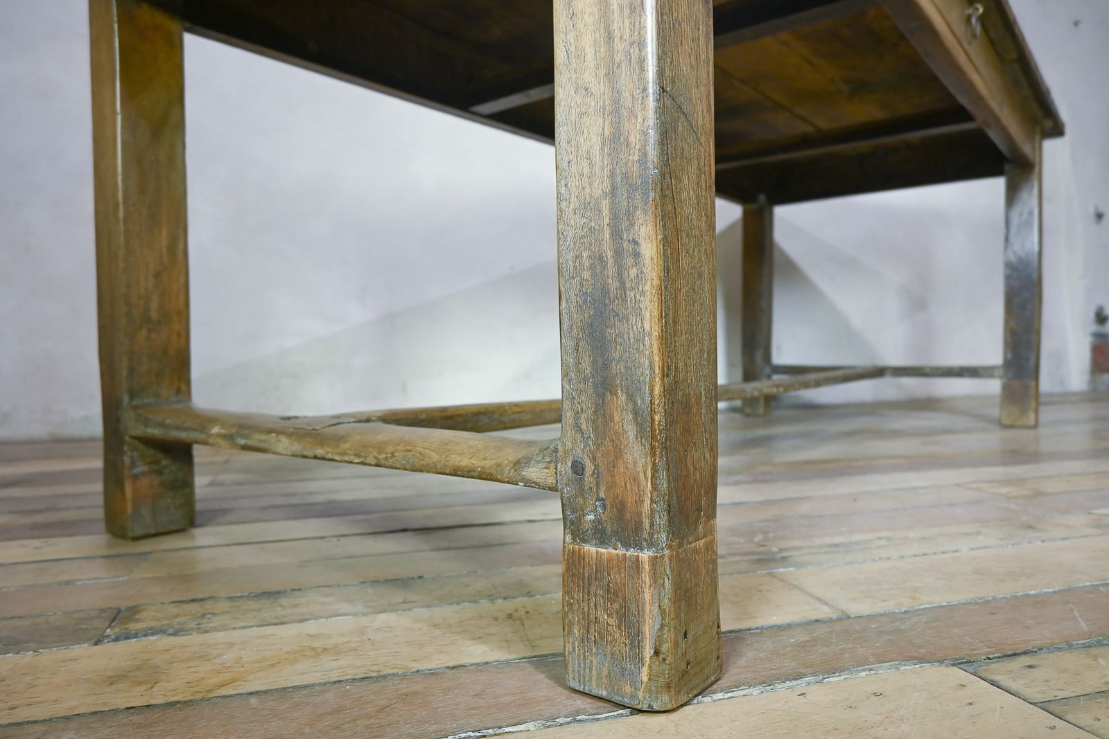 19th Century French Sycamore & Oak French Refectory Farmhouse Table photo for sale