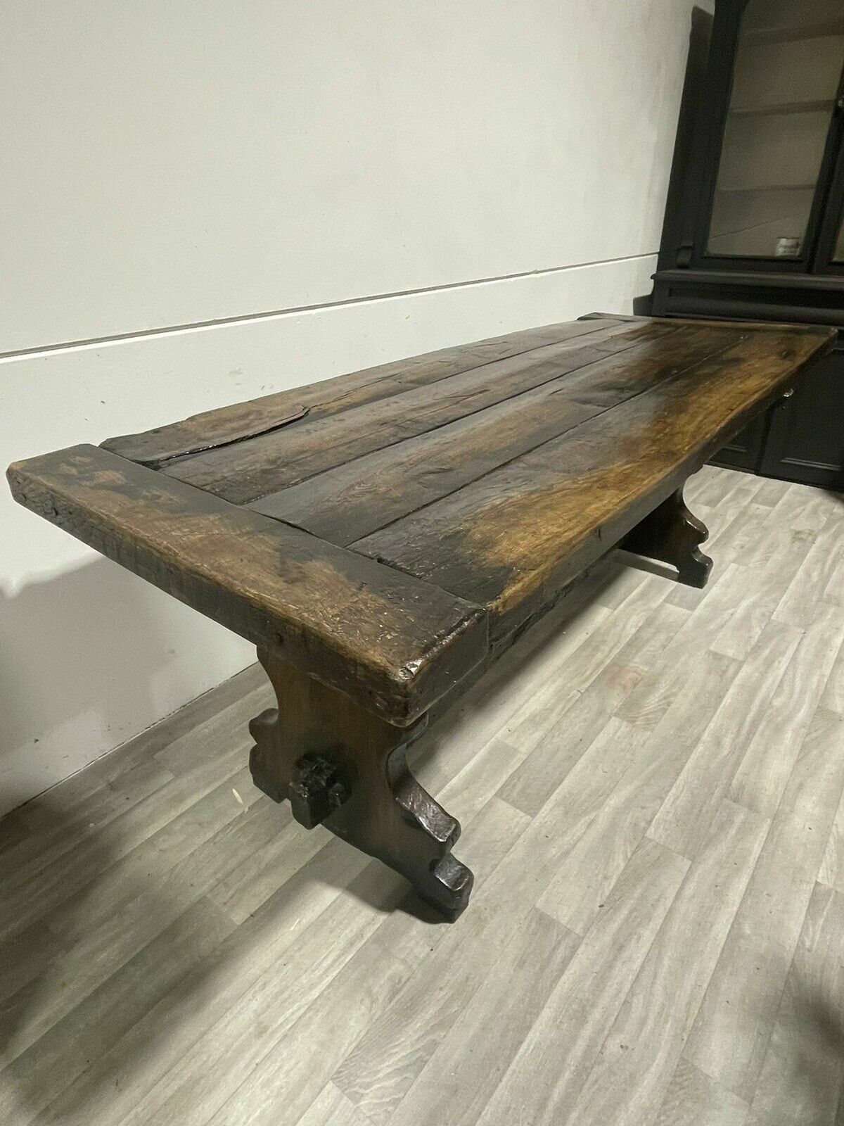 Antique Oak Table Country House Kitchen Preparation Dining C1780 18th Century photo buy