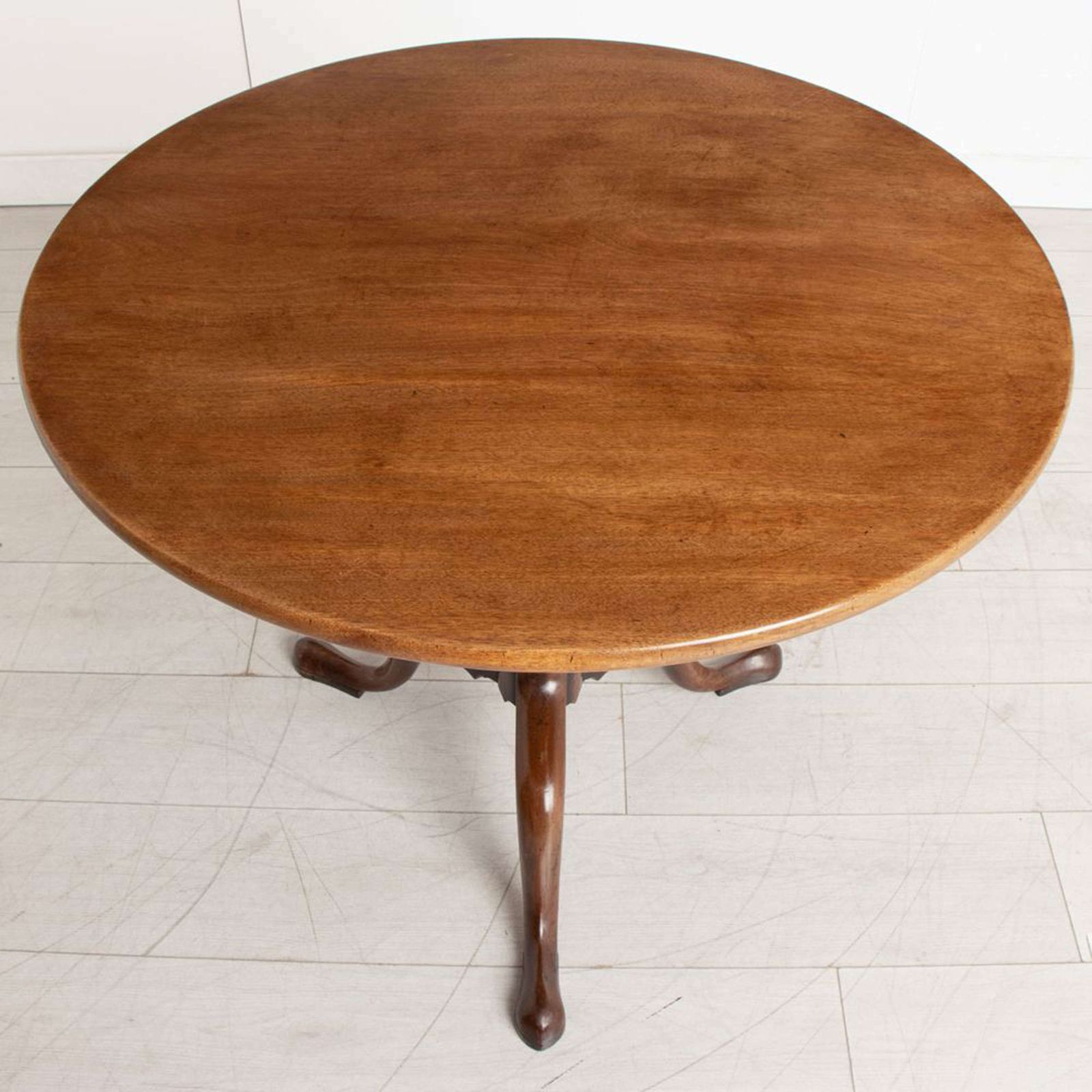 Georgian Mahogany Bird Cage Table C.1780 photo Furniture