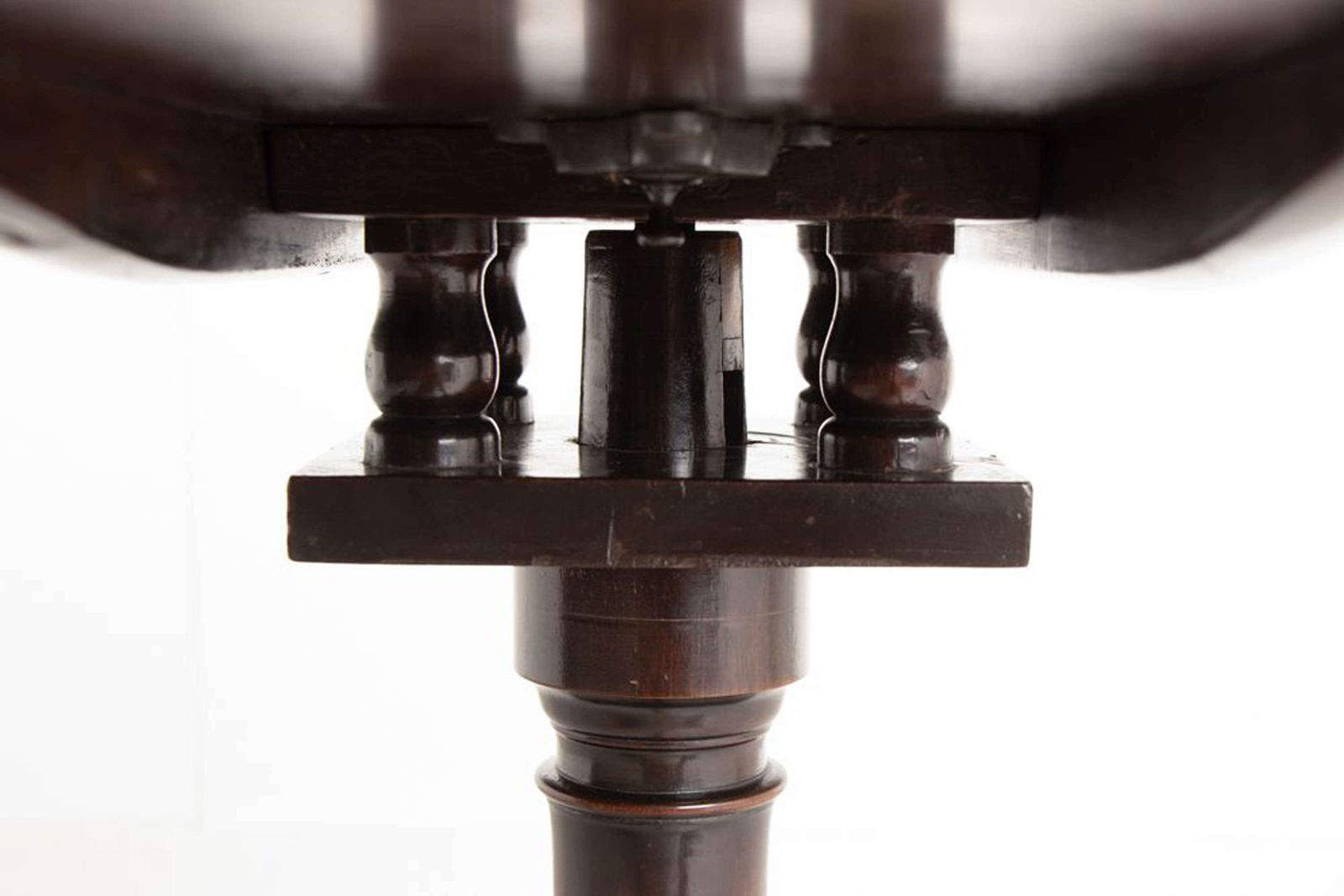 photo for sale Georgian Mahogany Bird Cage Table C.1780