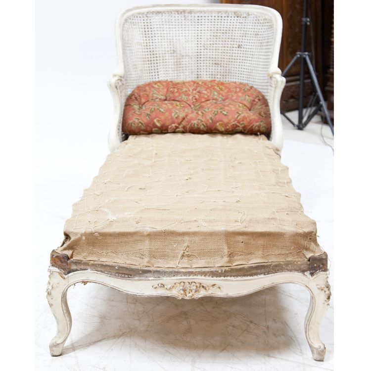 Louis Quinze Chaise Longue, 18th Century photo vinterior
