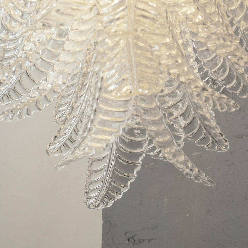photo furniture Suspension Chandelier  Made In Italy In Murano Glass Crystal Color, 1990s