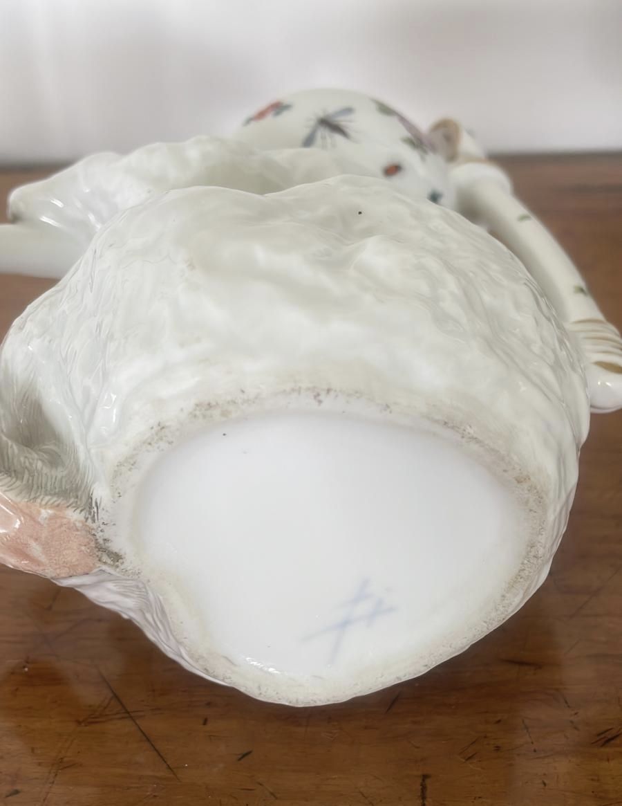 Rare Antique Early Period Meissen Porcelain Jug photo for sale