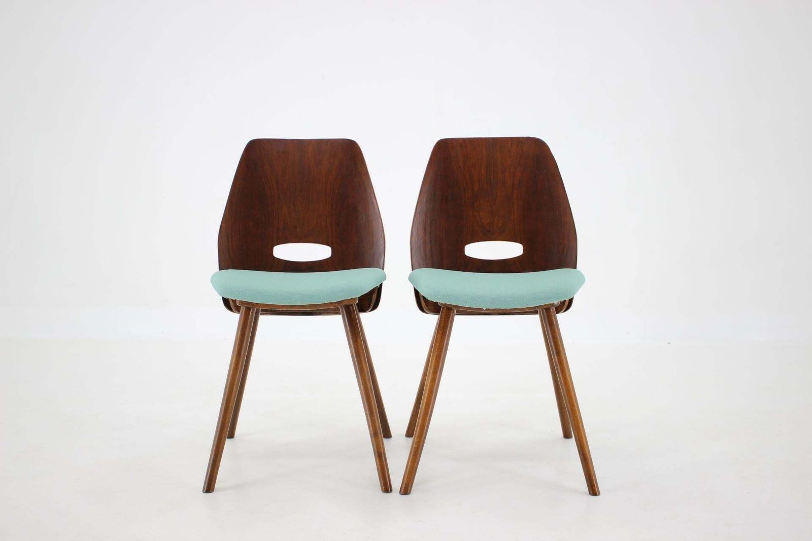 1960s Set Of Four Frantisek Jirak Dining Chairs , Czechoslovakia photo 1244.0