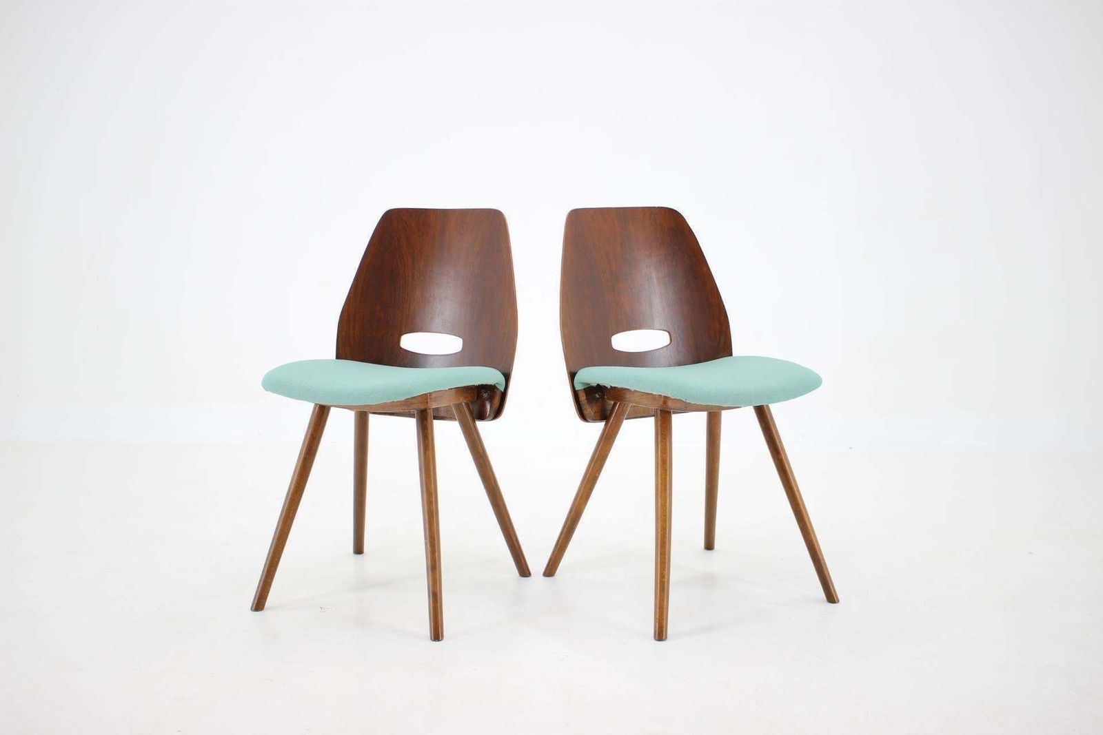 1960s Set Of Four Frantisek Jirak Dining Chairs , Czechoslovakia photo buy