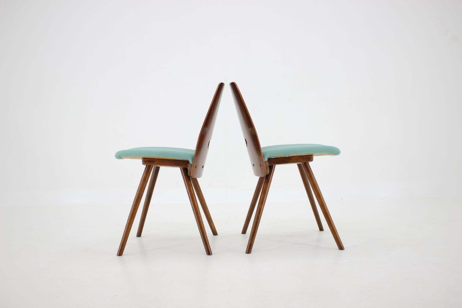 photo for sale 1960s Set Of Four Frantisek Jirak Dining Chairs , Czechoslovakia