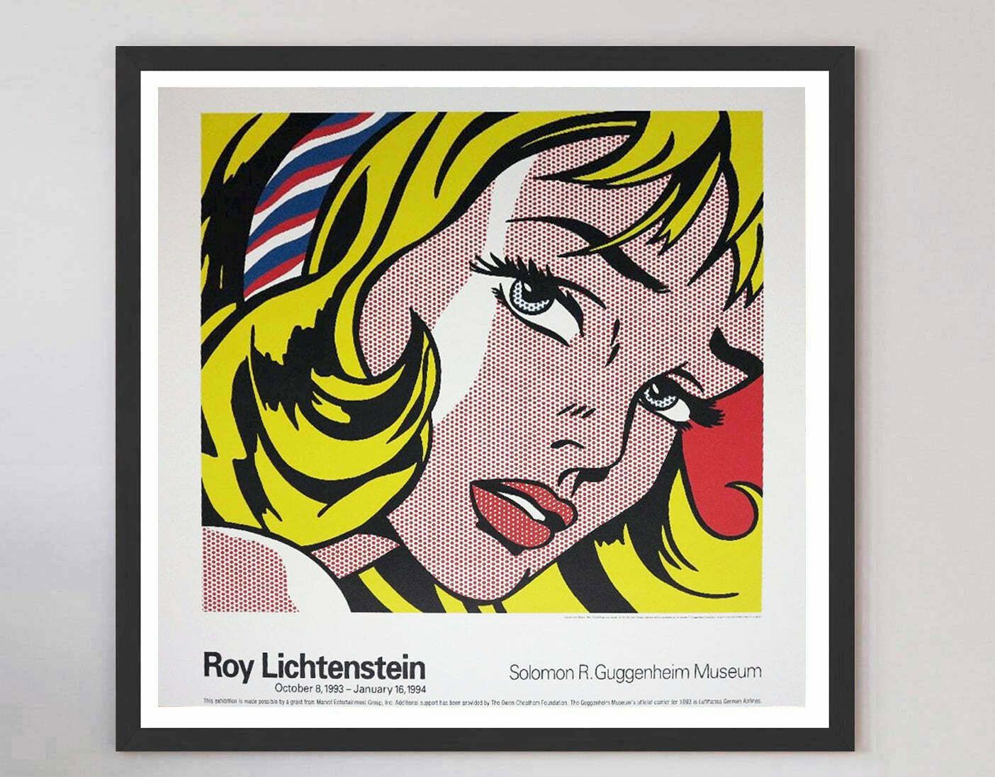 Roy Lichtenstein   Girl With Hair Ribbon   Guggenheim Museum photo furniture