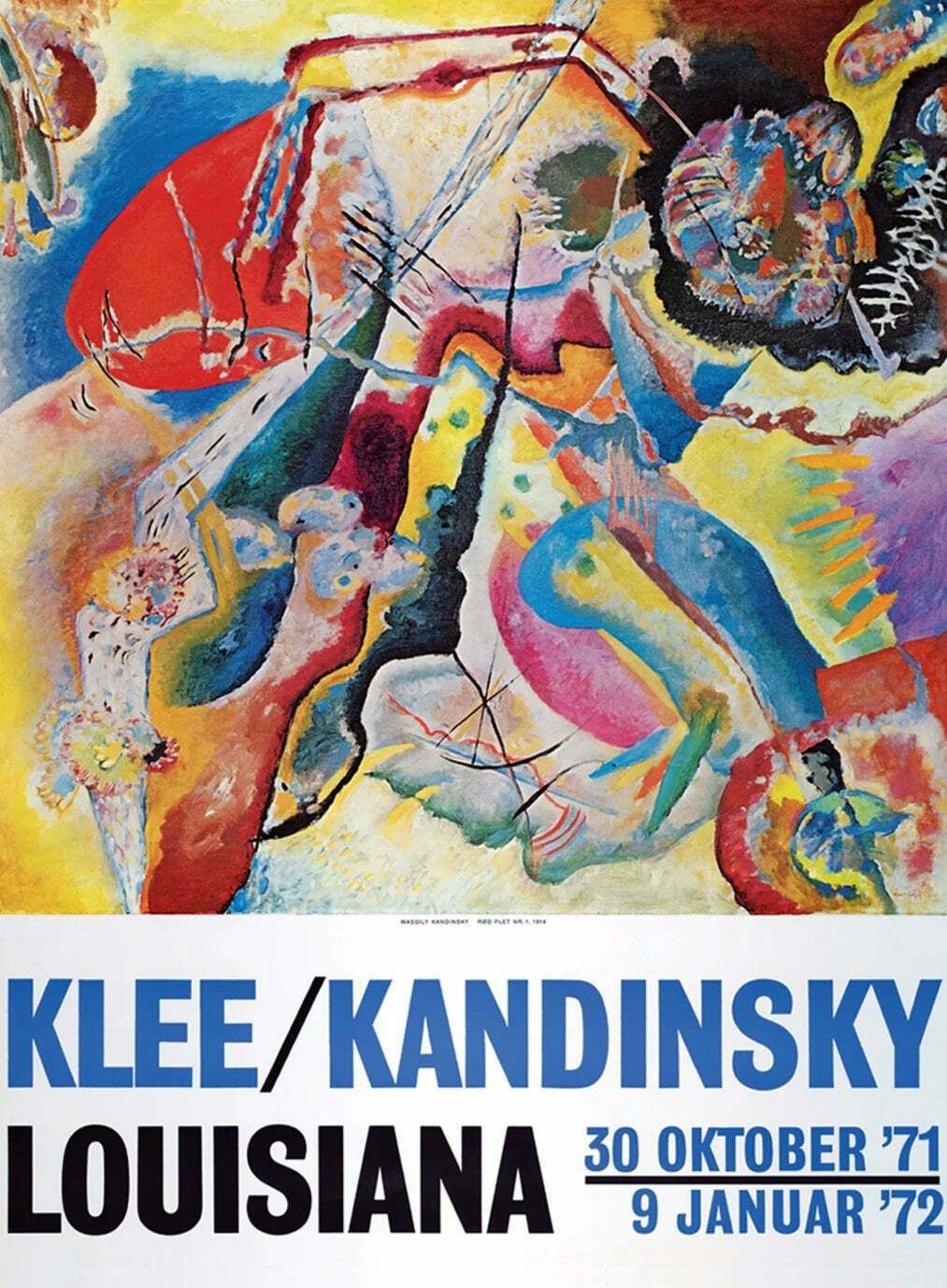 Klee & Kandinsky   Louisiana Original Vintage Poster