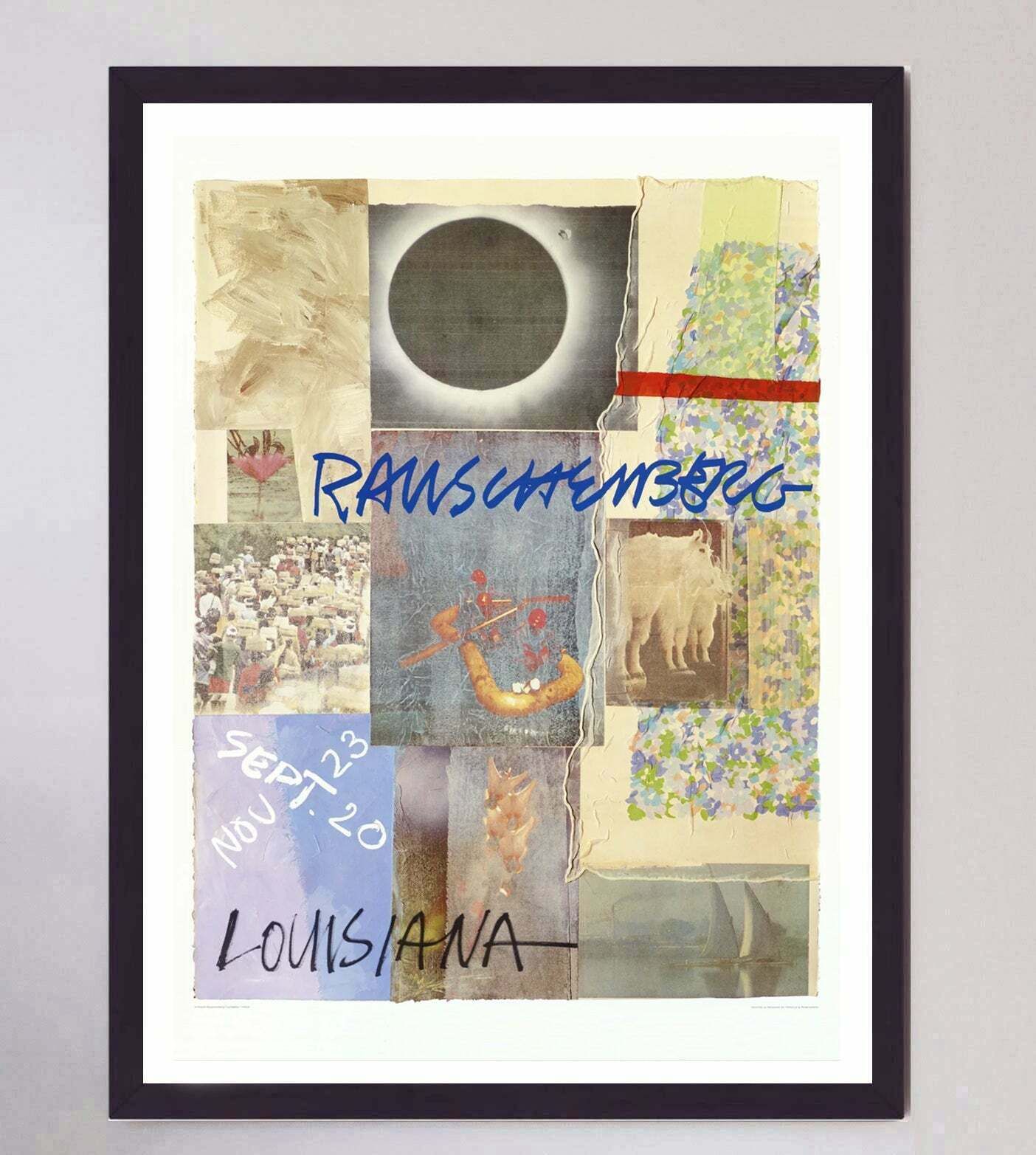 Robert Rauschenberg   Louisiana Original Vintage Poster photo furniture
