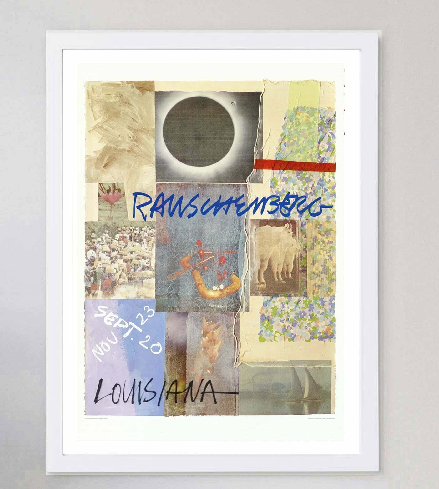 Robert Rauschenberg   Louisiana Original Vintage Poster photo for sale