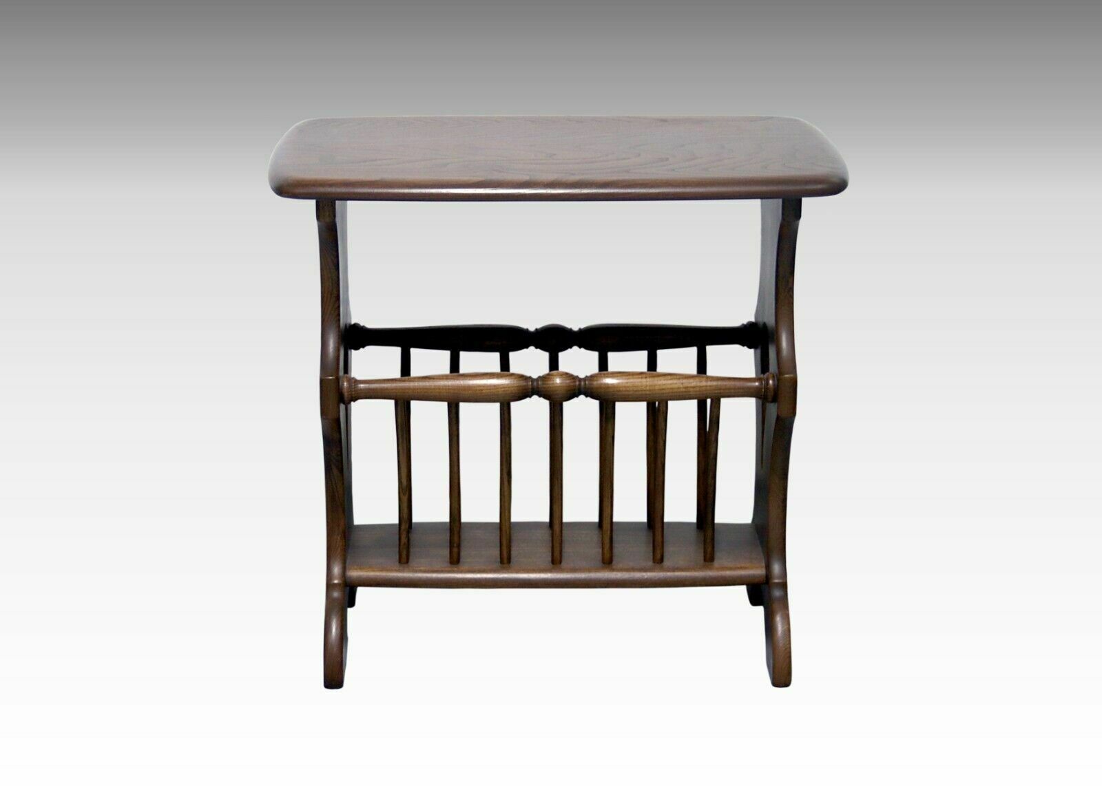 Side Table & Magazine Rack By Ercol. 1980s photo furniture