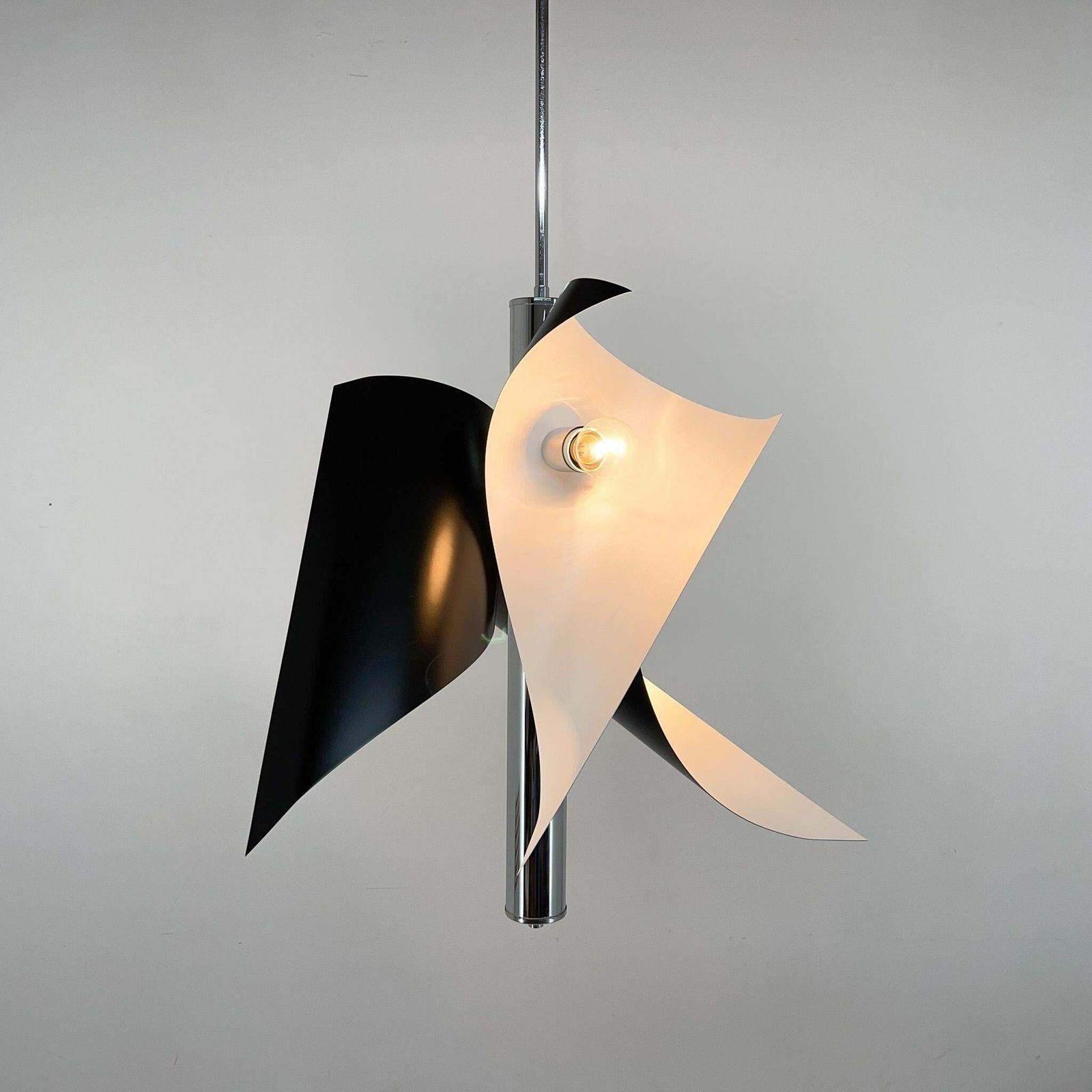 Italian Asymetrical Space Age Chandelier, 1970's photo for sale