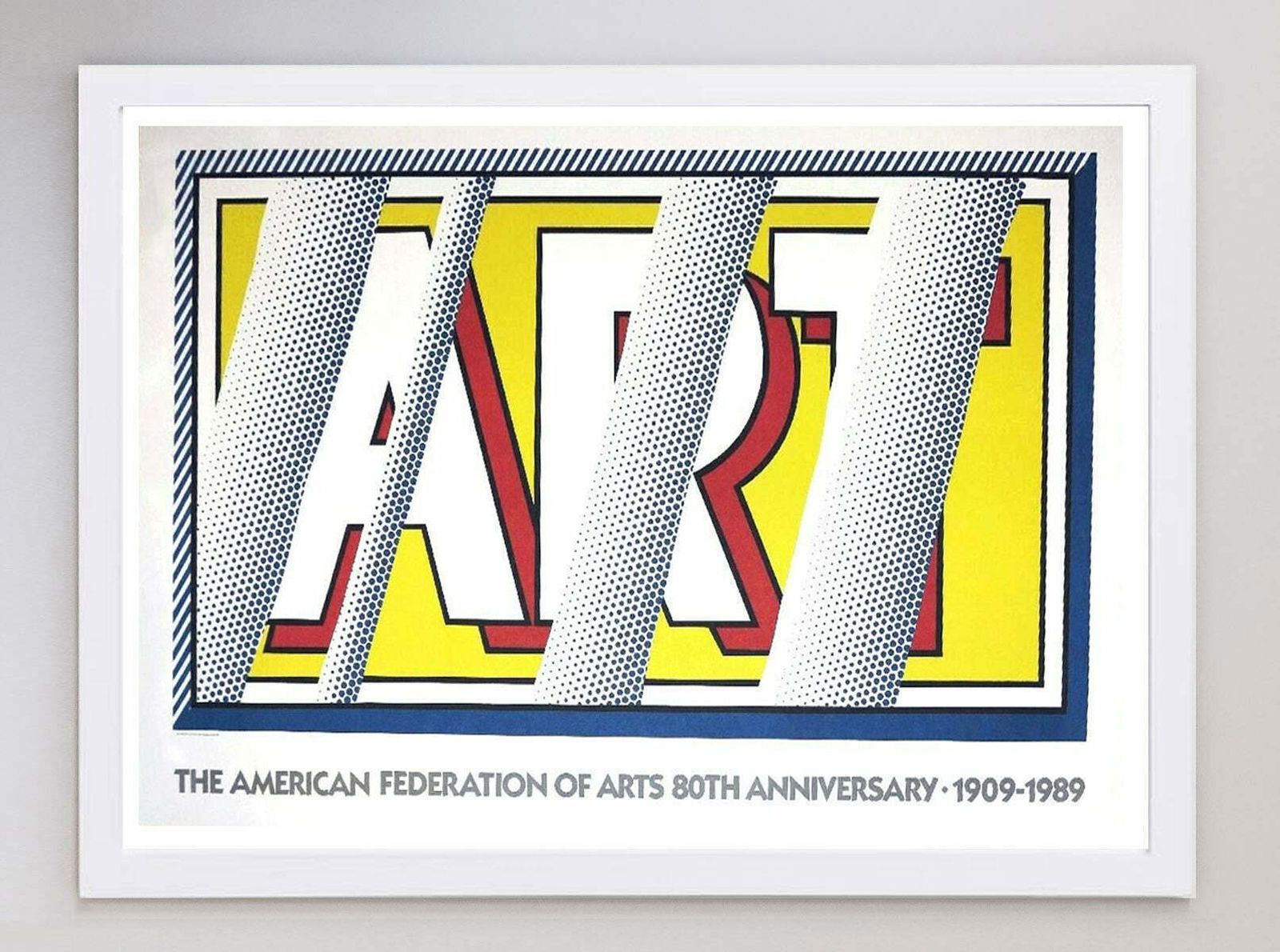 Roy Lichtenstein   The American Federation Of Arts Original Vintage Poster photo for sale