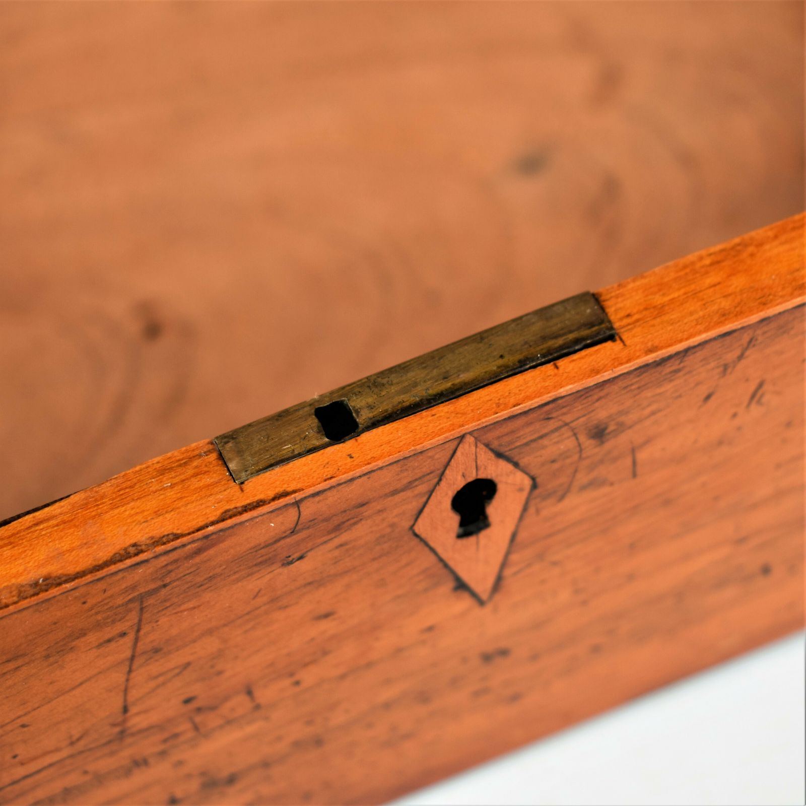 395.0 Antique Victorian English Marquetry Specimen Fruit Wood Sewing Jewellery Box photo