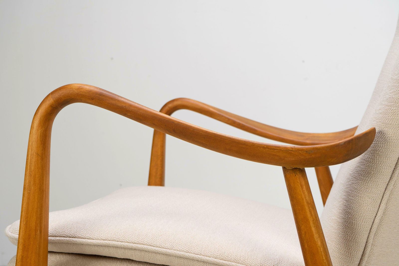Highback Chair By Henry Schubell For Vik & Blindheim, Denmark, 1950s photo furniture