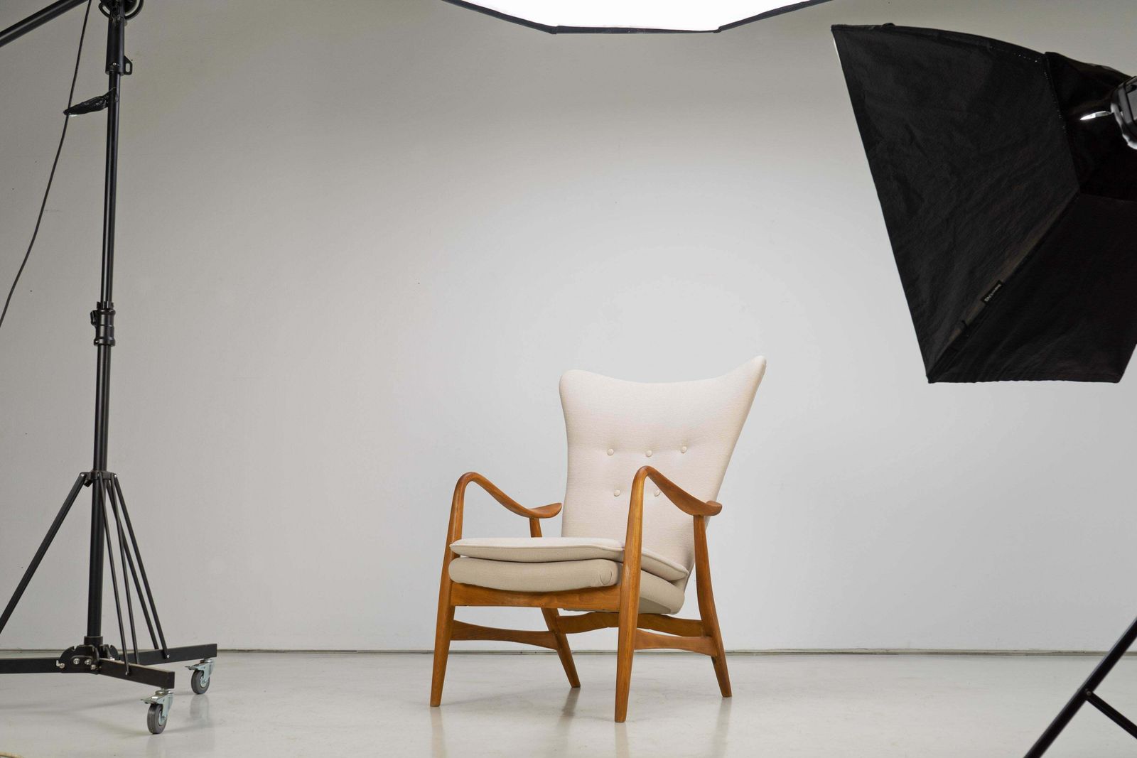 2782.0 Highback Chair By Henry Schubell For Vik & Blindheim, Denmark, 1950s photo