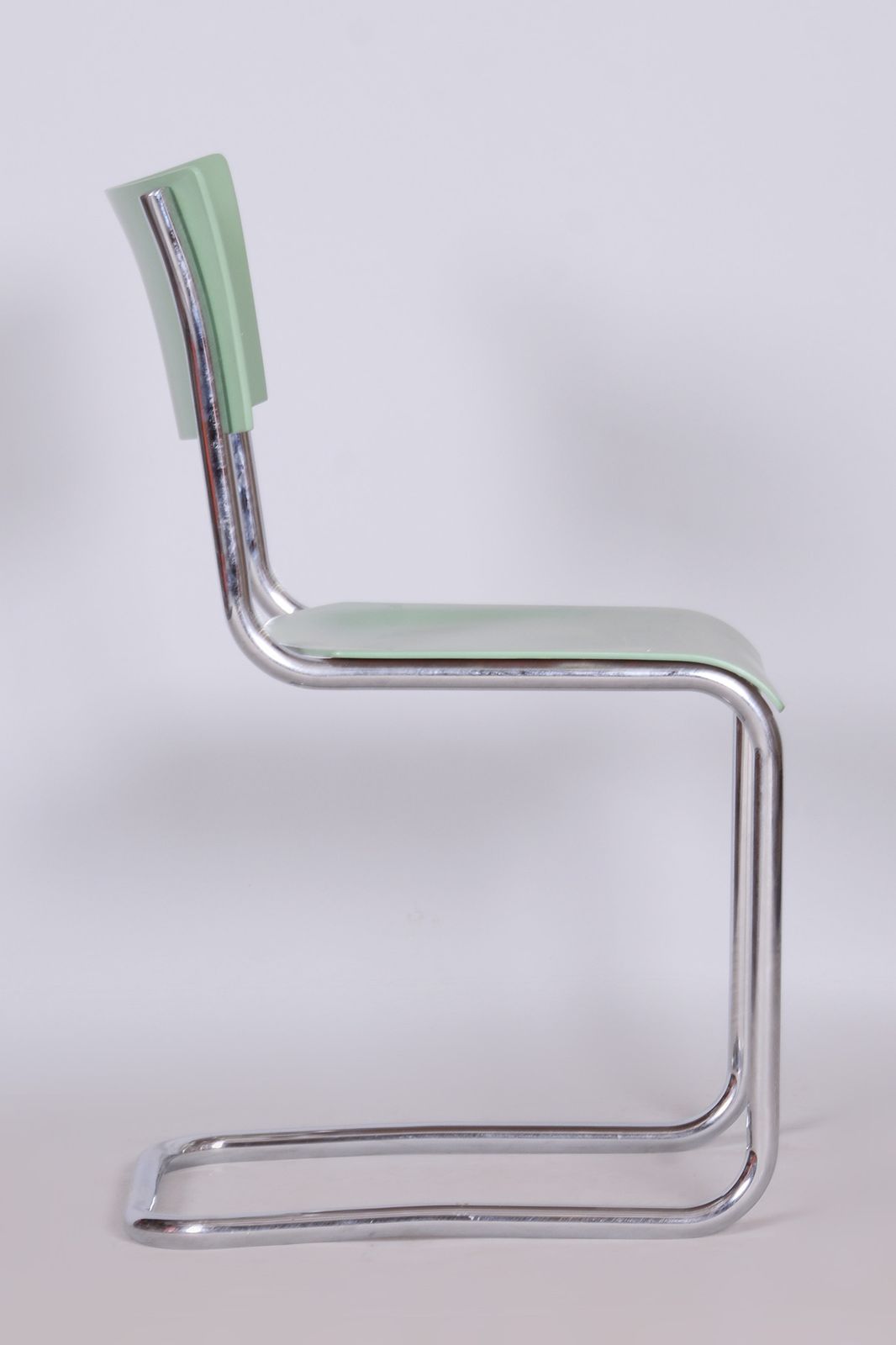 Bauhaus Writing Desk And Chair, Marcel Breuer, Thonet, Chrome Plated Steel, Lacquered Wood, Czechia, 1930s photo Furniture