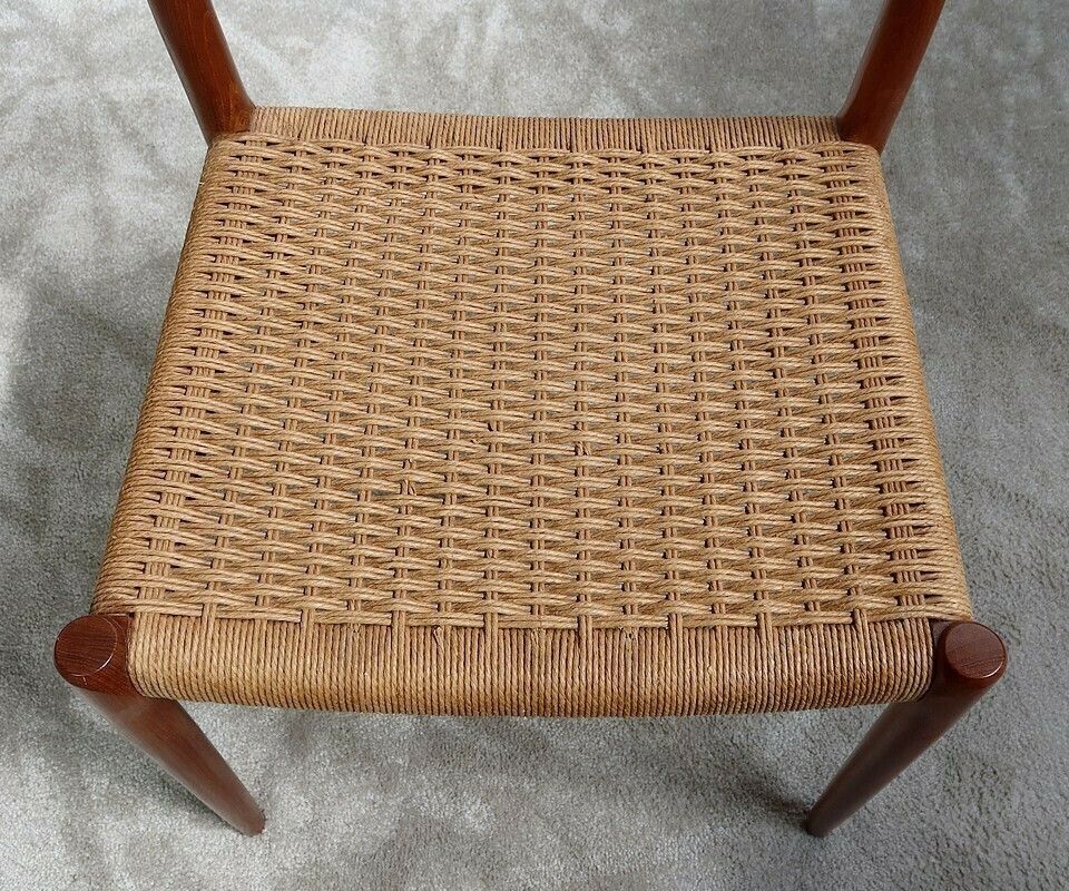 Furniture 4 Model “75” Chairs By Niels Otto Moller, Denmark – 1960 photo