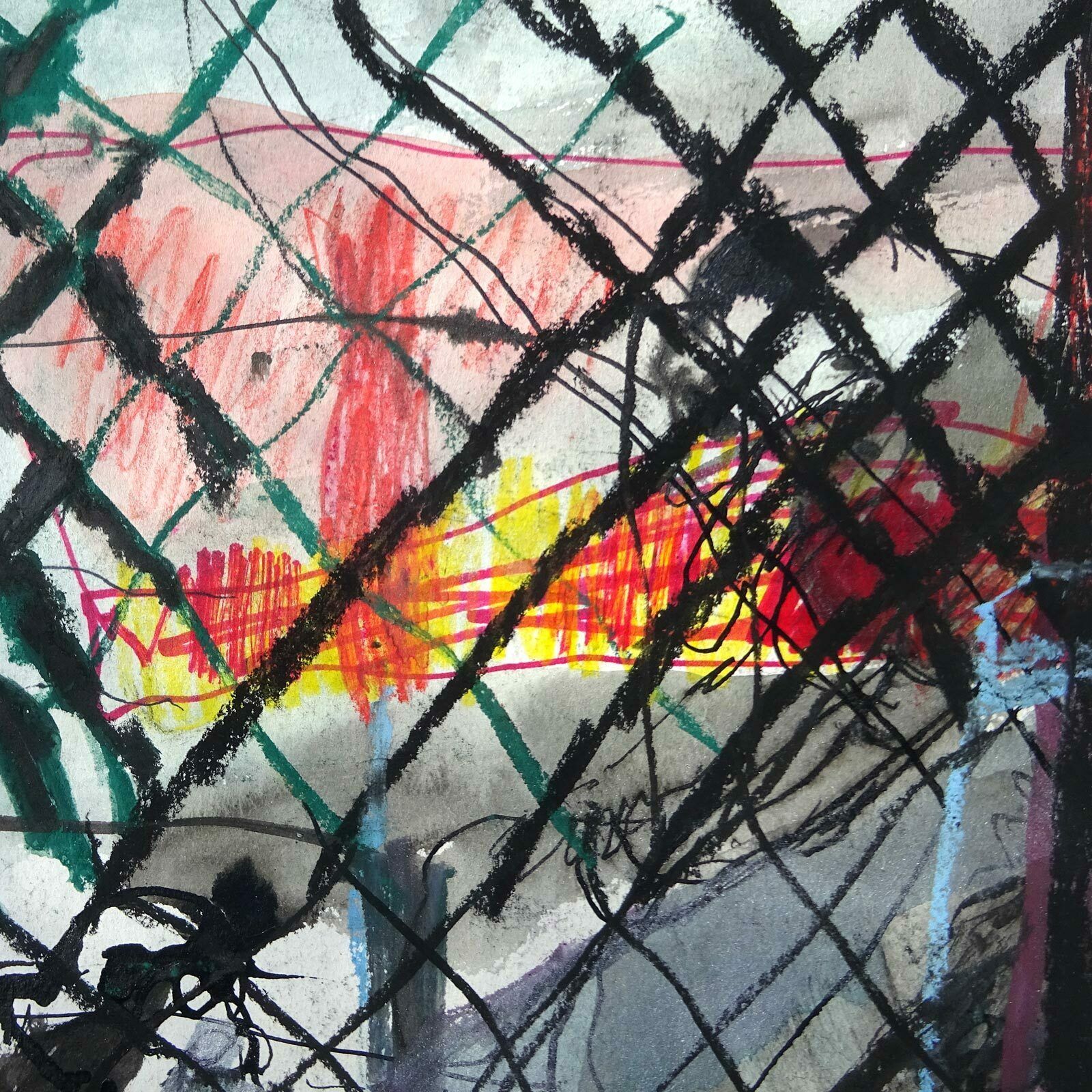 Mary Maclean, “Paris Monkey House”, 1987, Contemporary Original Signed Painting photo for sale