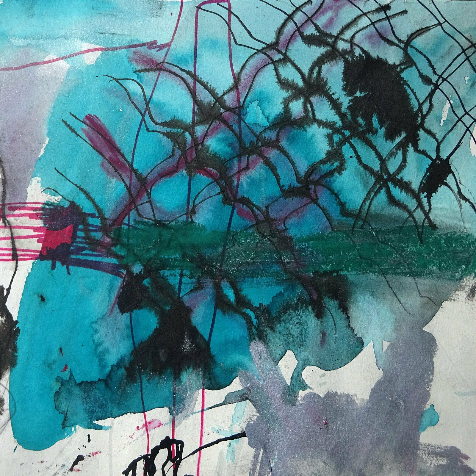 Mary Maclean, “Paris Monkey House”, 1987, Contemporary Original Signed Painting photo Art
