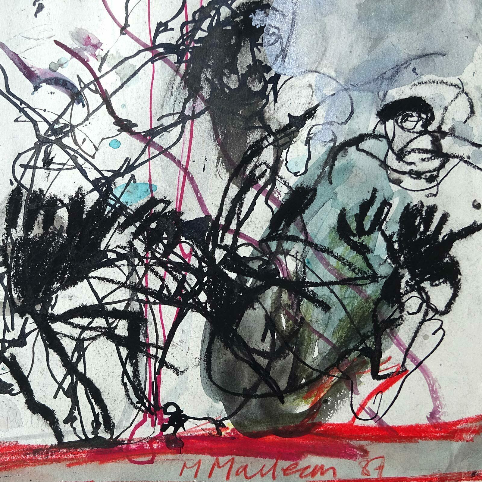 Mary Maclean, “Paris Monkey House”, 1987, Contemporary Original Signed Painting photo 500.0