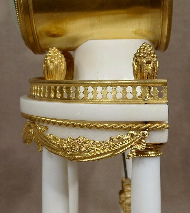 photo buy Marble And Gilt Bronze Pendulum, Maison Planchon, Louis XVI – 19th Century