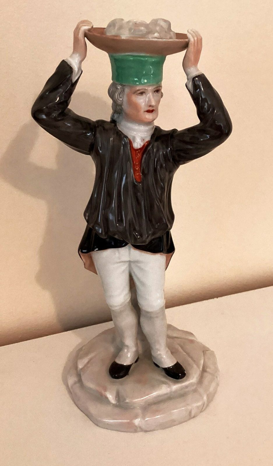 Fuerstenberg Porcelain Miner Candleholder Porzellan Bergman Figurine photo furniture