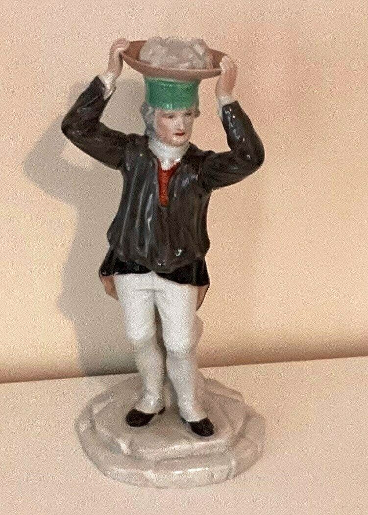 Fuerstenberg Porcelain Miner Candleholder Porzellan Bergman Figurine photo for sale