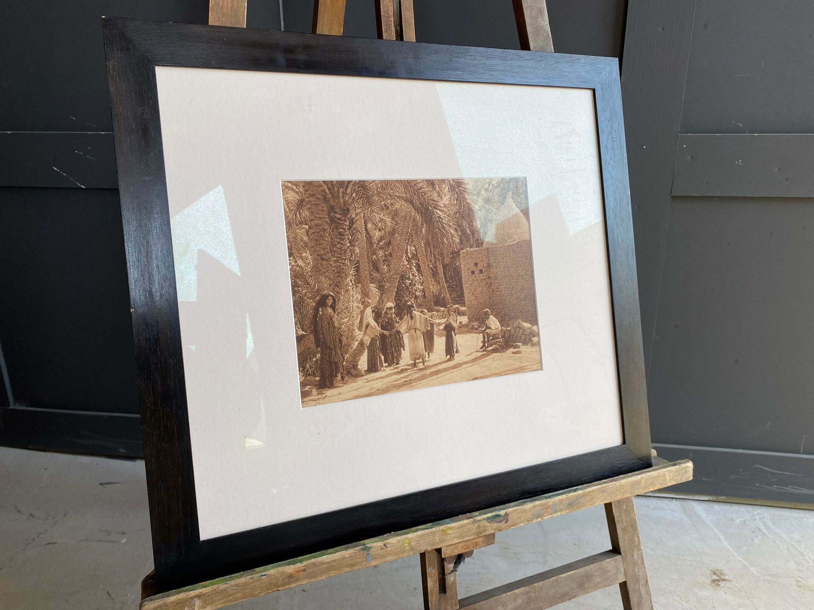Lehnert And Landrock Official Print From The Ll Estate Of A Street Scene In Cairo