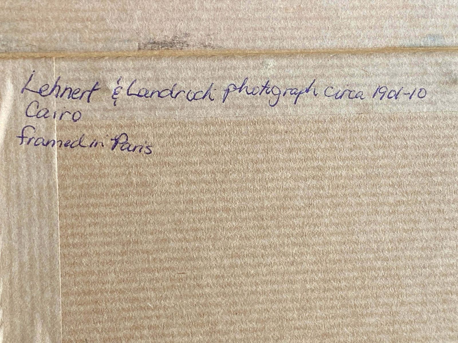 Lehnert And Landrock Official Print From The Ll Estate Of A Street Scene In Cairo photo for sale