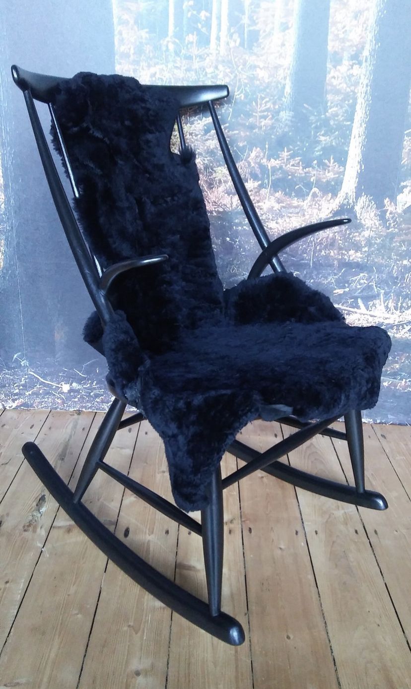 1959 Ilum Wikkelso For Niels Eilerson Rocking Chair