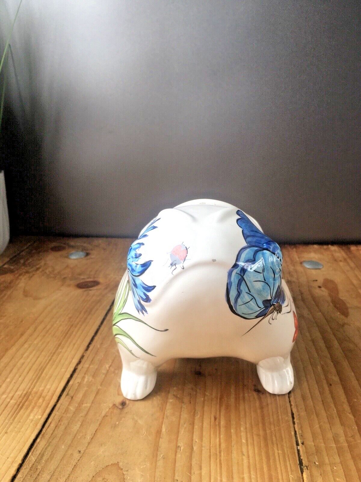 Mid Century Italian Pottery Este Ceramiche Flower Frog Planter Posy Vase 60's photo 120.0