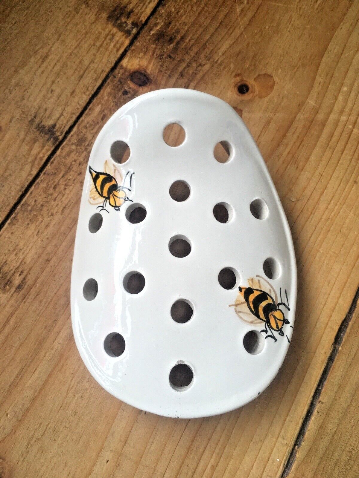 Home Decor Mid Century Italian Pottery Este Ceramiche Flower Frog Planter Posy Vase 60's photo