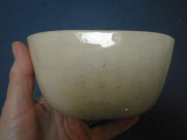 Antique French Stoneware Jelly / Jello Mold / Oval Rustic Farmhouse Ceramic Mould photo furniture