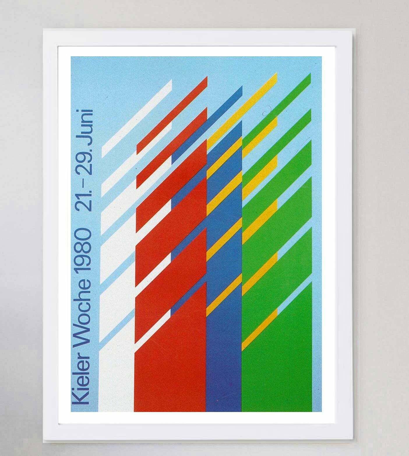 Original Vintage Poster Kiel Week (Kieler Woche) 1980 photo for sale