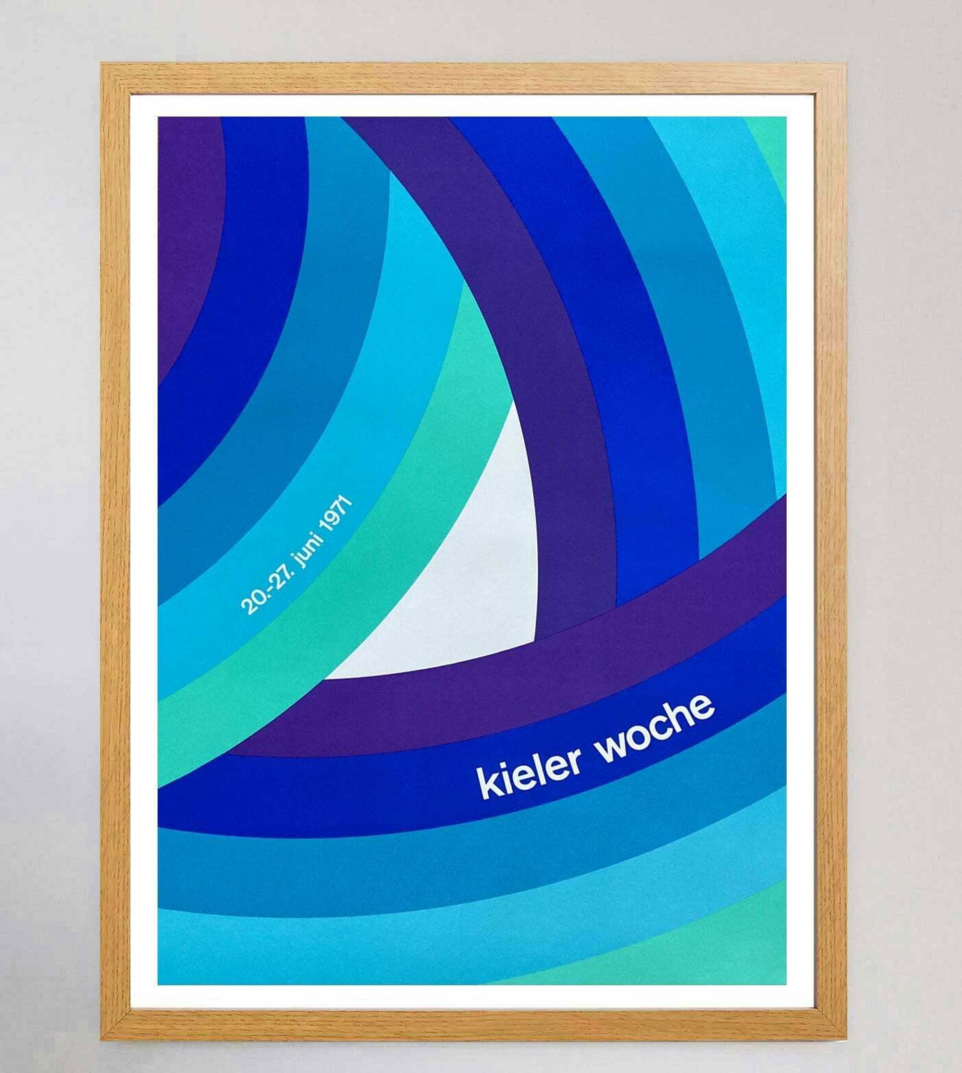 Original Vintage Poster Kiel Week (Kieler Woche) 1971 photo 230.0