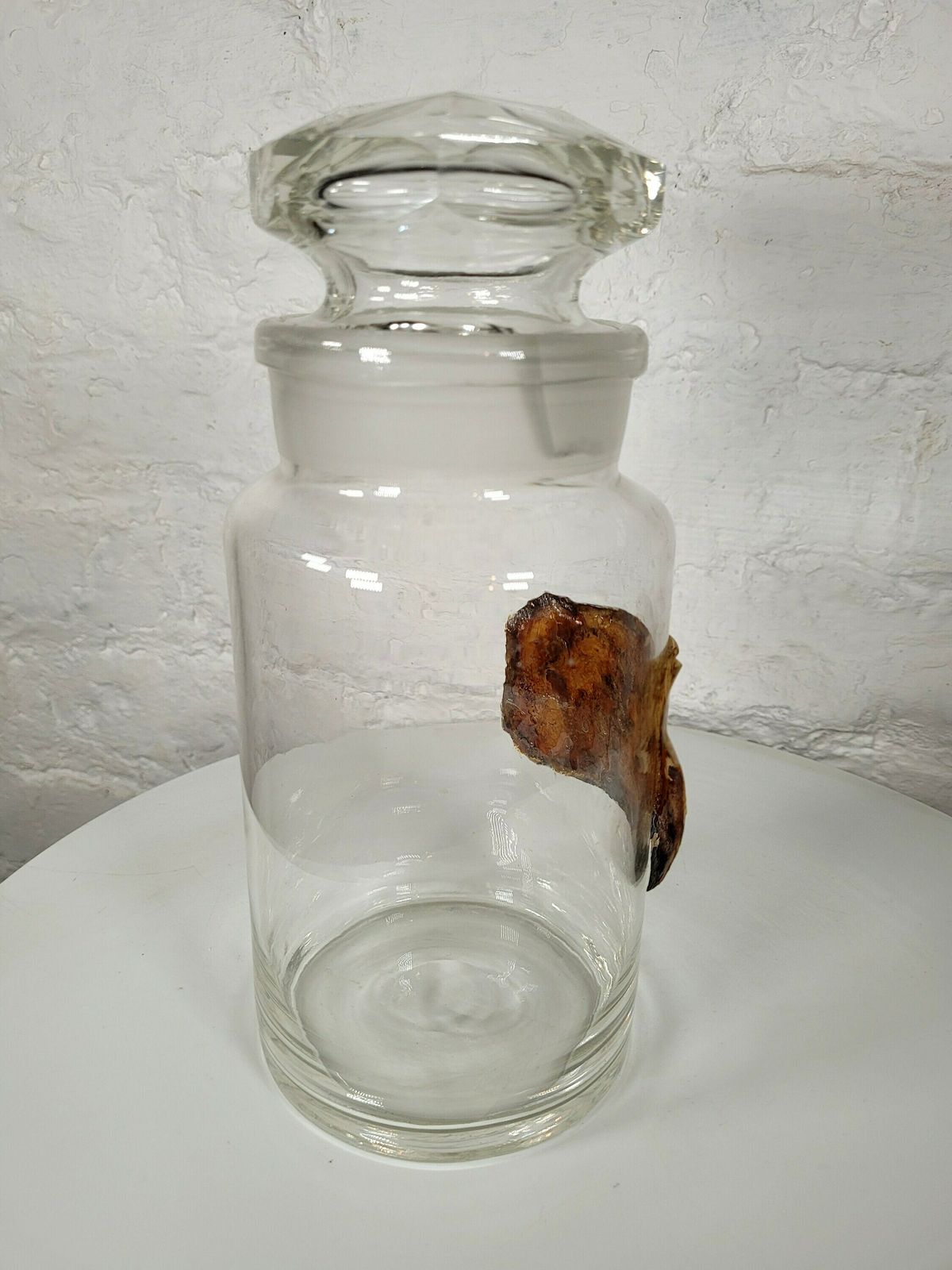 Antique Glass Apothecary Jar / Antique Pharmacy Bottles / Antique Glass photo vinterior